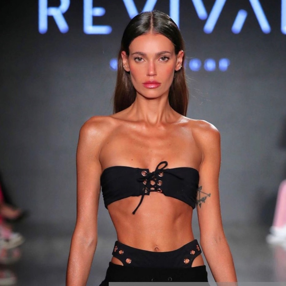 Revival Swimwear Black Claudia Top